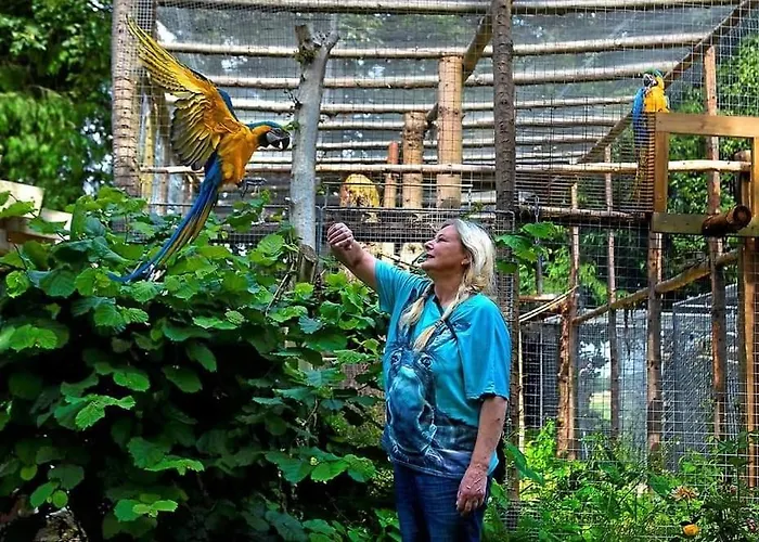 شقة The Parrot Hotel, Live In A Rescue Animal Park Næstved
